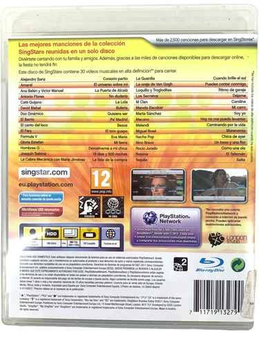 Videojuego SONY PS3 SINGSTAR GRANDES EXITOS