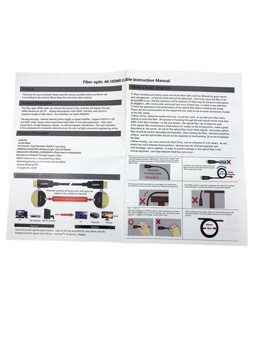 Cable TWOZOH CABLE HDMI FIBRA OPTICA 4K 30M