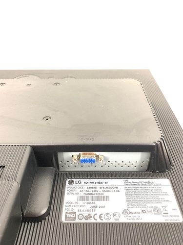 Monitor TFT LG L1953S 19 '' 1280x1024 50 Hz