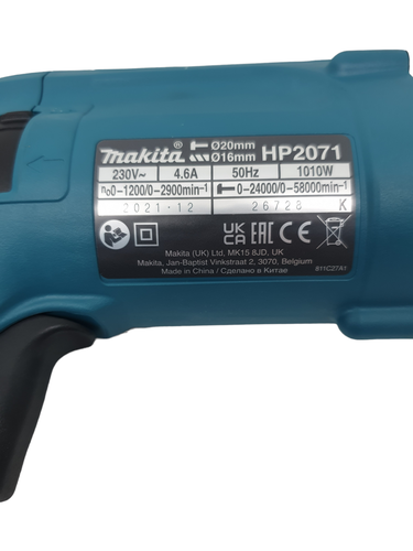 Taladro Eléctrico MAKITA HP2071 Percutor Re