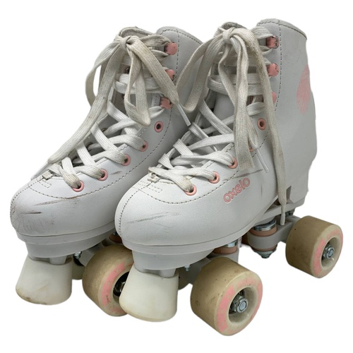 PATINES OXELO QUAD 100 WHITE