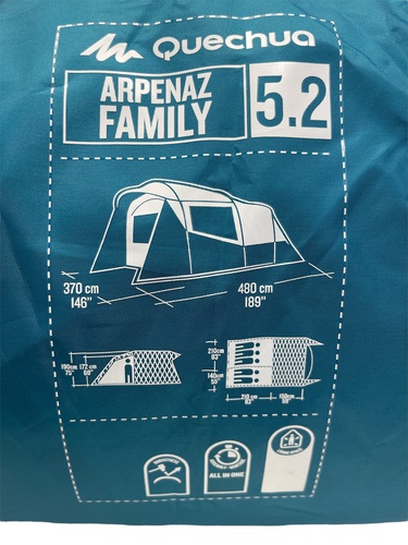 Tienda Campaña QUECHUA ARPENAZ FAMILY 5.2 5
