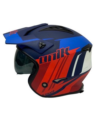 Casco UNIK R-GRAFF Jet Micrométrico Con Vis