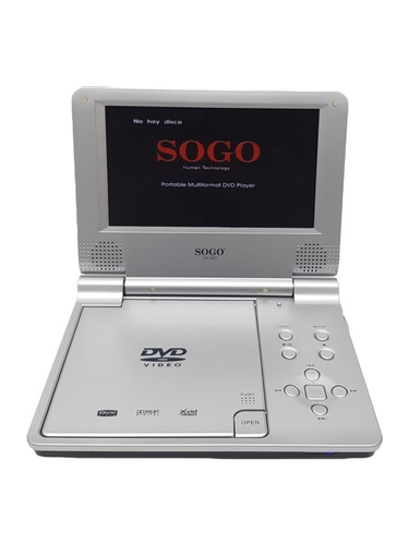 DVD Portátil SOGO SS-7827 Tarjeta SD 8 '' 1