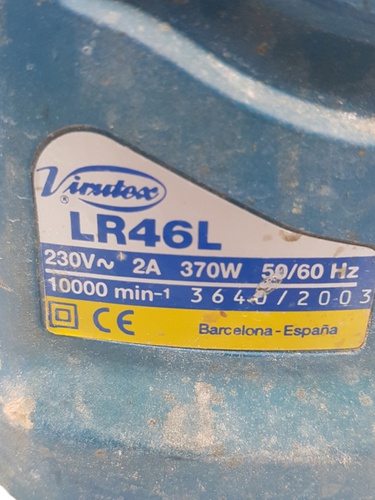 Lijadora Eléctrica VIRUTEX LR46L De Banda 3