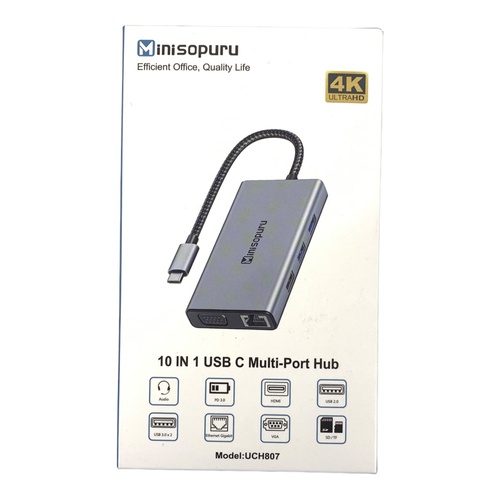 MINISOPURU 10 IN 1 USB C MULTI-PORT HUB 