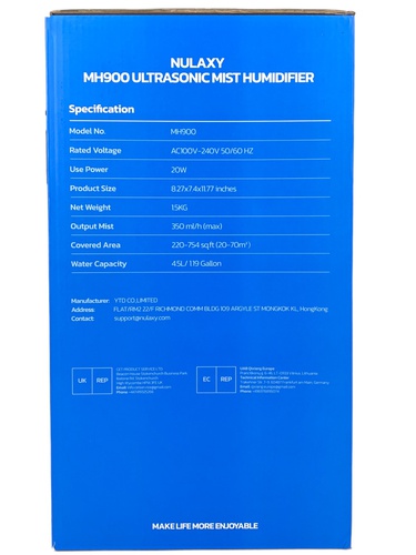 Humidificador NULAXY MH900