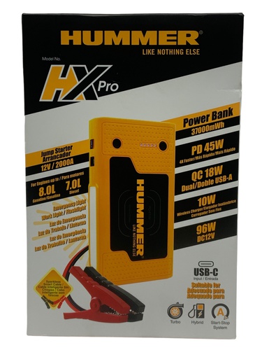 Arrancador Batería HUMMER HX PRO 12V 2000A