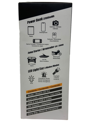 Arrancador Batería HUMMER HX PRO 12V 2000A