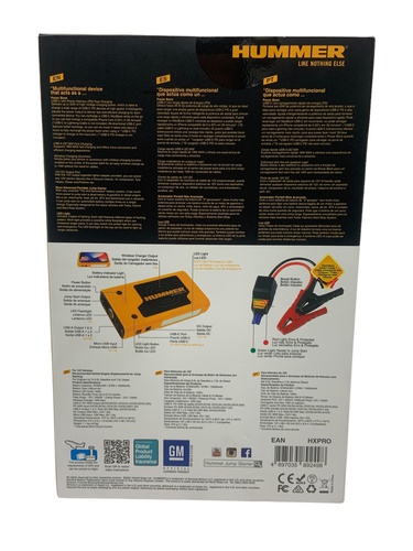 Arrancador Batería HUMMER HX PRO 12V 2000A