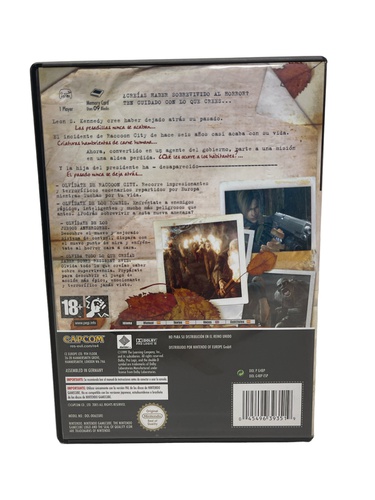 Videojuego NINTENDO GAMECUBE RESIDENT EVIL 
