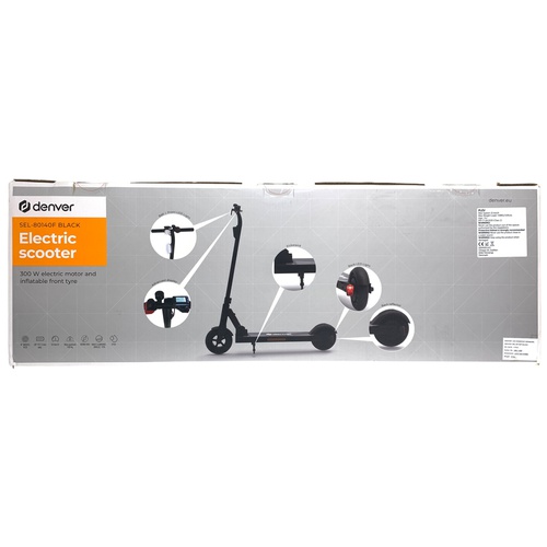 Patinete Eléctrico DENVER SEL-80140F BLACK 
