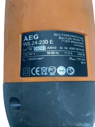 Amoladora Eléctrica AEG 24-230 E 230 mm 240