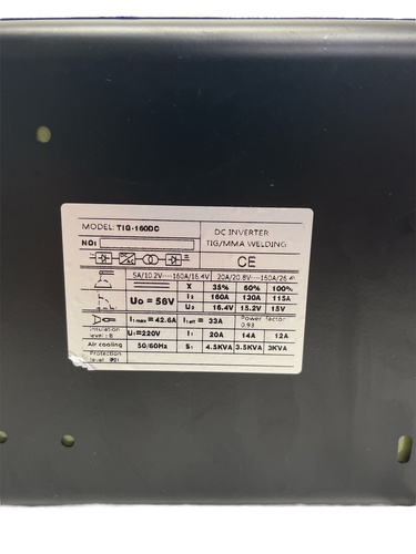 Soldadura Taller y Obra VEVOR TIG-160DC Inv