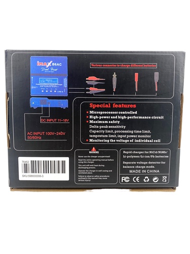 Cargador Baterías IMAX B6AC