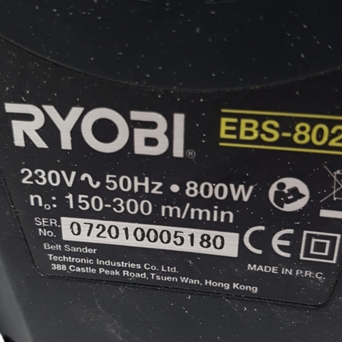 Lijadora Eléctrica RYOBI EBS-8021V De Banda