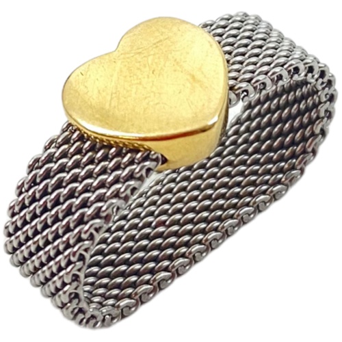 ANILLO TOUS EN ACERO Y ORO