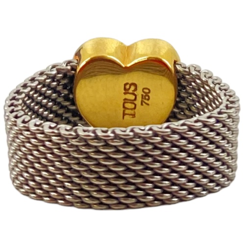 ANILLO TOUS EN ACERO Y ORO