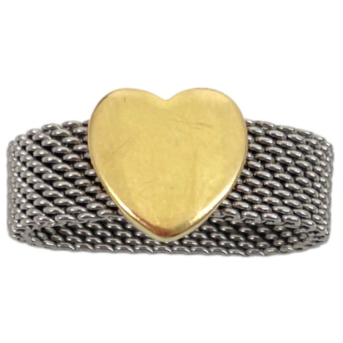 ANILLO TOUS EN ACERO Y ORO