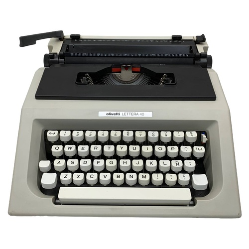 MÁQUINA ESCRIBIR OLIVETTI LETTERA 40