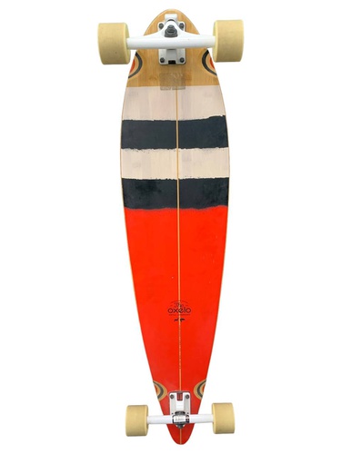 OXELO LONGBOARD PINTAIL SURF RED