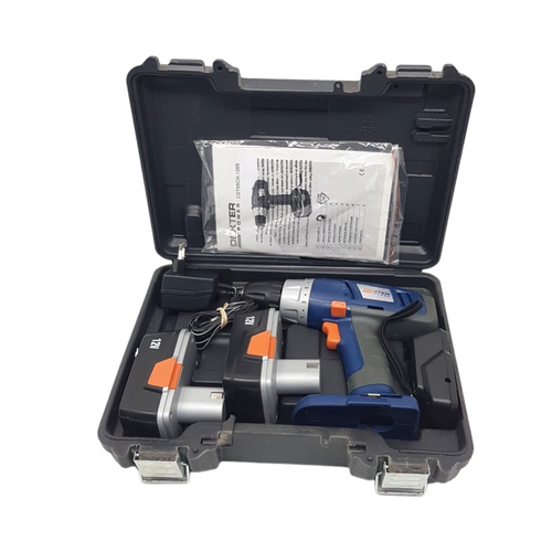 Taladro Batería DEXTER CDT05CH-120S 2 Bater