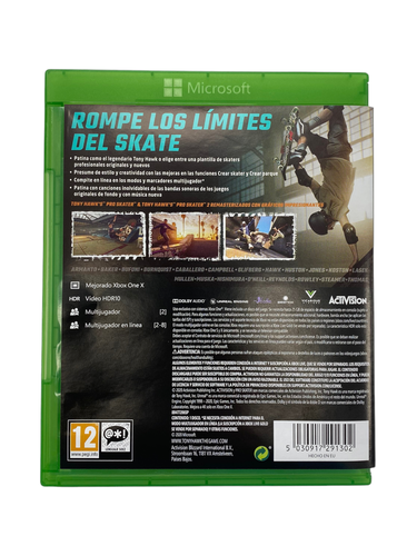 Videojuego MICROSOFT XBOX ONE TONY HAWKS PR
