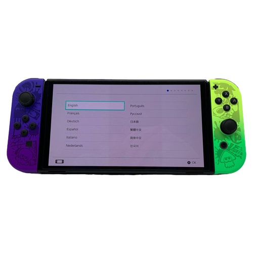 CONSOLA NINTENDO SWITCH OLED SPLATOON EDITI