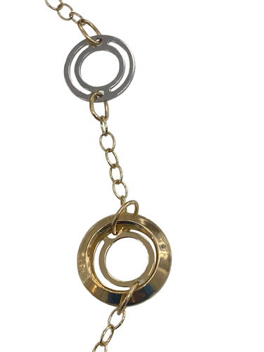 Pulsera Oro Cierre Mosquetón 17,5 cm