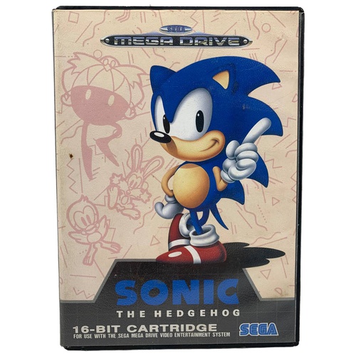 VIDEOJUEGO SEGA MEGA DRIVE SONIC THE HEDGEH