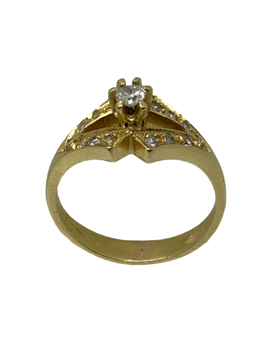 Anillo Oro ANILLO ORO 18K CON PIEDRA Talla 