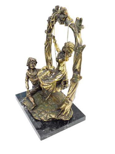 Varios Decoración Columpio de bronce