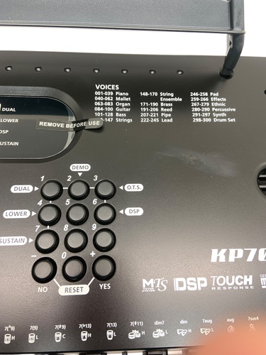 Teclado Electrónico KURZWEIL KP70 61 Teclas