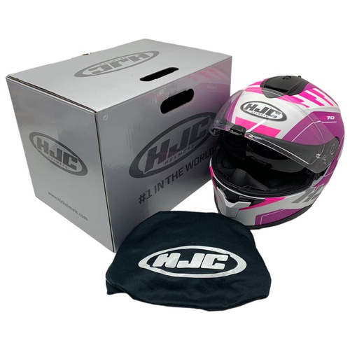 CASCO MOTO HJC C70 KORO MATT WHITE T.XS