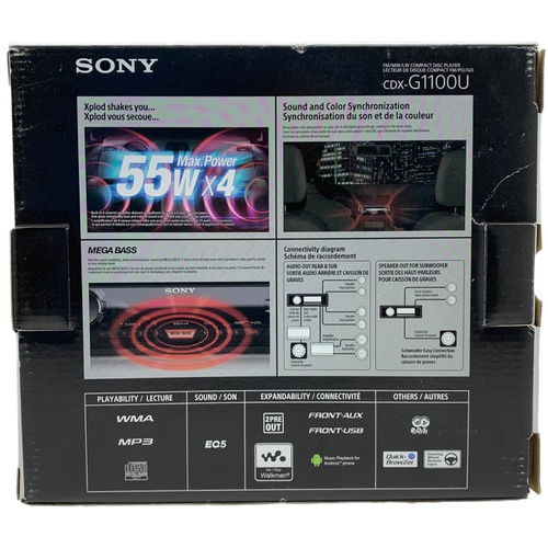 AUTORRADIO SONY CDX-G1100U
