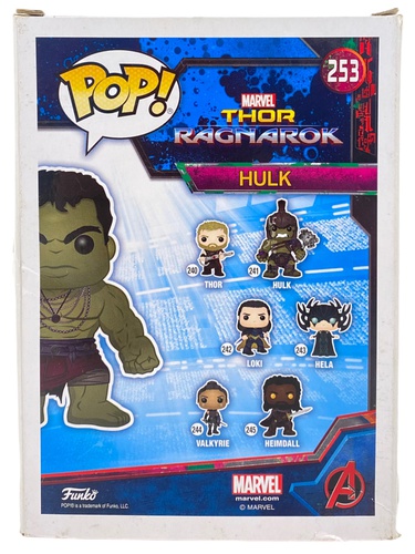 FUNKO POP! FUNKO 253 THOR RAGNAROK - HULK