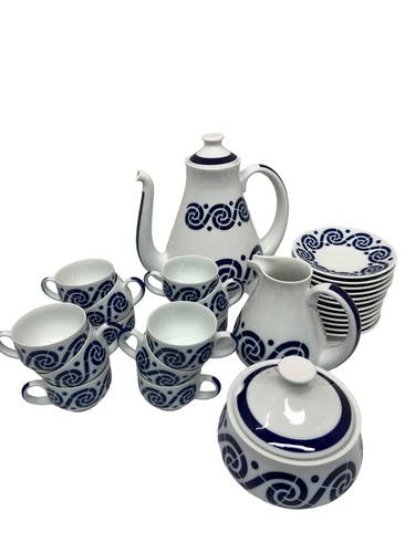 Cerámica SARGADELOS JUEGO CAFE 12 SERVICIOS