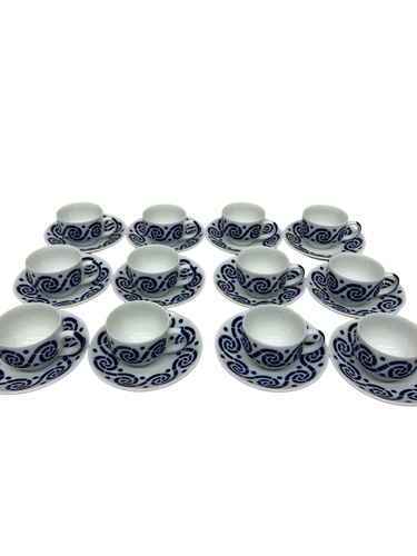 Cerámica SARGADELOS JUEGO CAFE 12 SERVICIOS