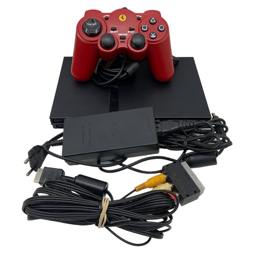 CONSOLA SONY PS2 SLIM CON MANDO COMPATIBLE