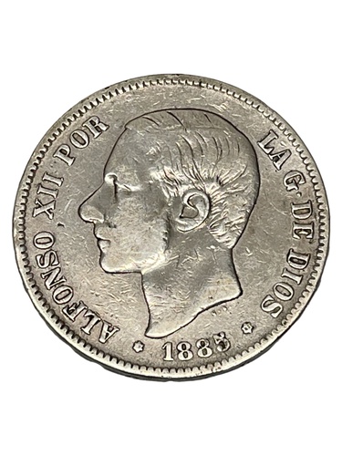 Bisutería MONEDA ALFONSO XII POR LA G. DE D