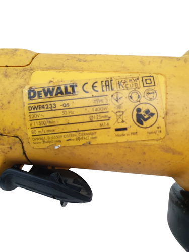 Amoladora Eléctrica DEWALT DWE4233 125 mm 1