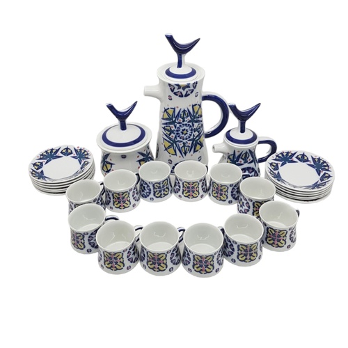 Cerámica SARGADELOS JUEGO DE CAFE 12 SERVIC