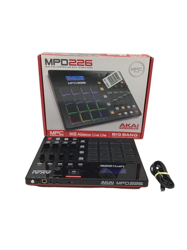 Controlador Sonido AKAI MPD226 MIDI Pantall