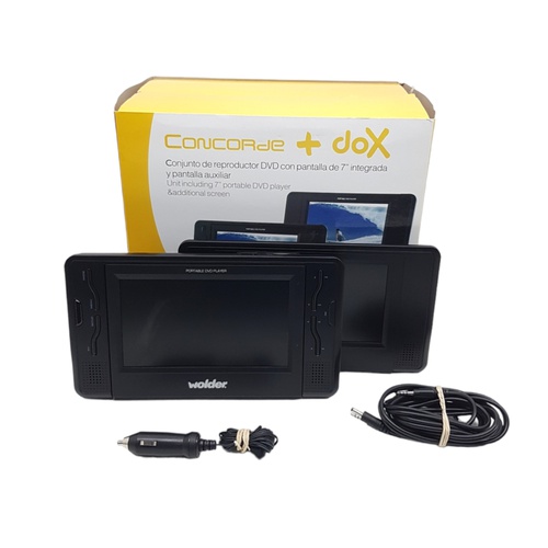 DVD Portátil WOLDER DOX 7 '' 2 Pantallas
