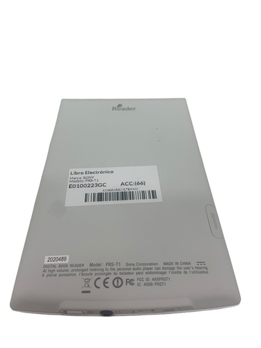 Libro Electrónico SONY PRS-T1 Tarjeta SD 7 