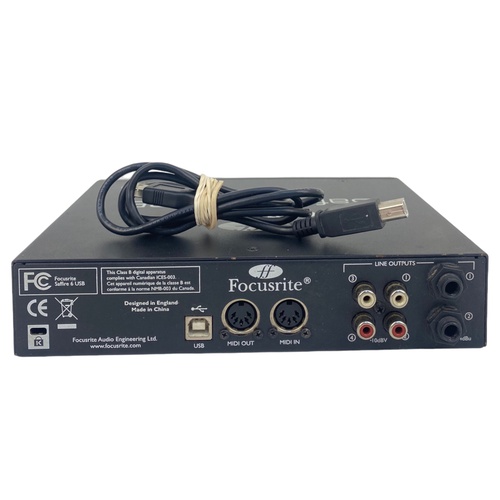 INTERFAZ DE AUDIO FOCUSRITE SAFFIRE 6 USB