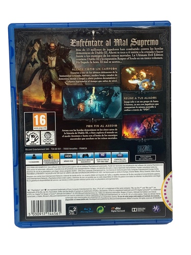 JUEGO DIABLO PS4
