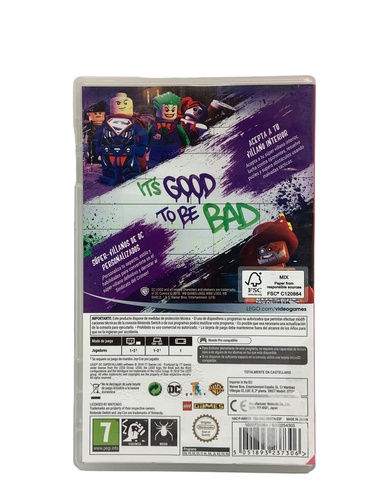 JUEGO LEGO DC SUPER VILLANOS NINTENDO SWITC