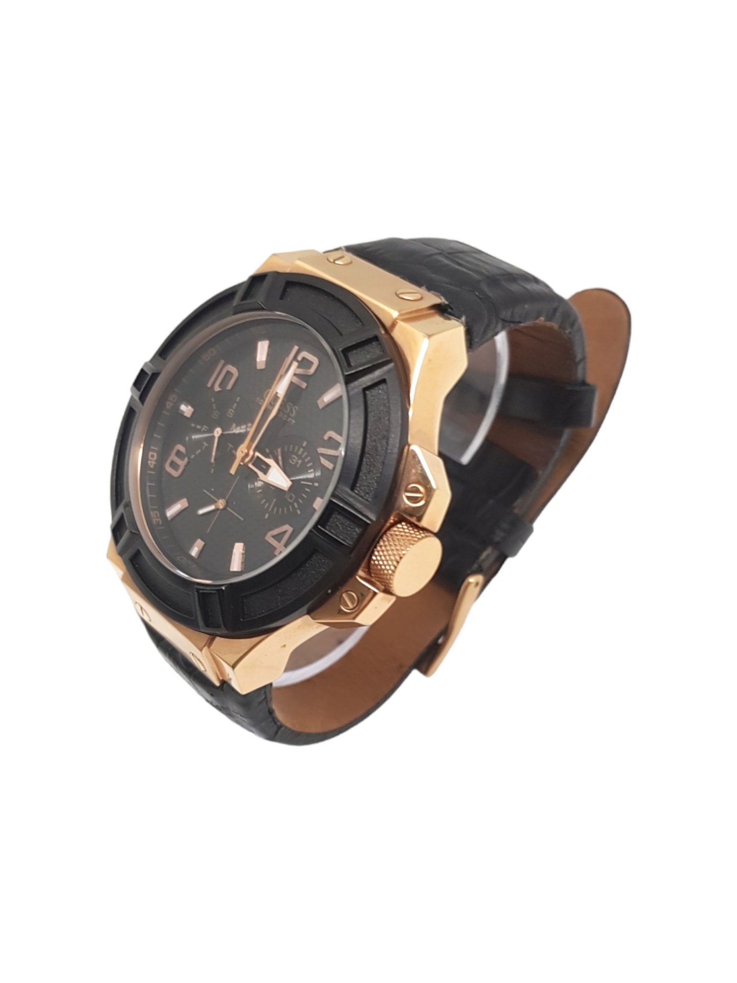 GUESS W0040G5 Talla 20 44 mm Cuarzo Piel