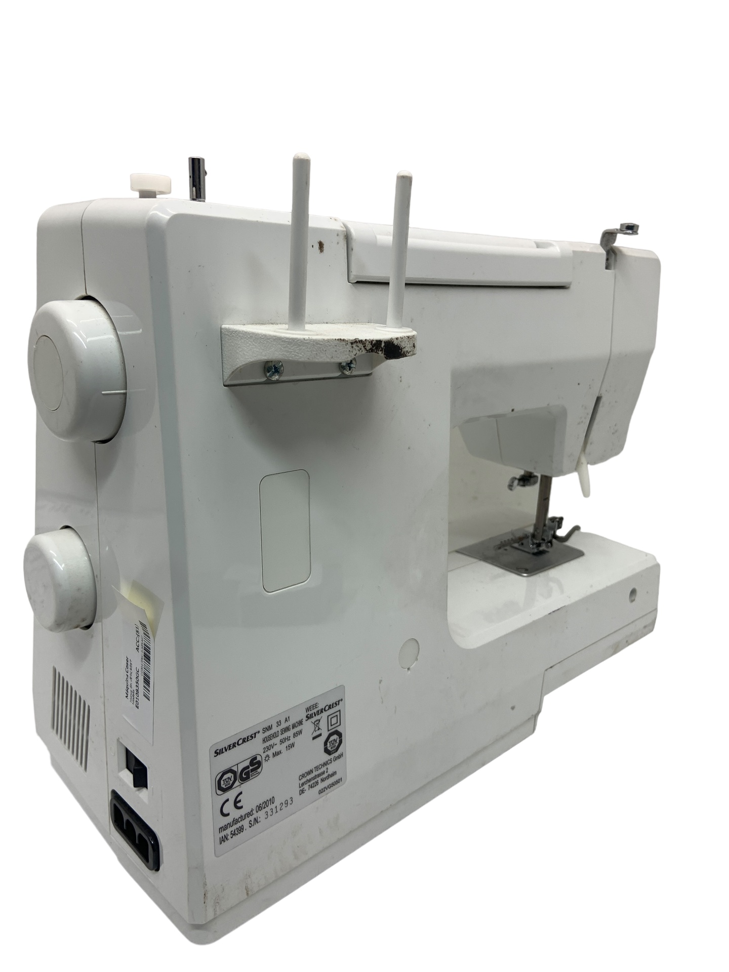Pack Basic de accesorios maquinas de coser Silvercrest SNM31 Lidl.